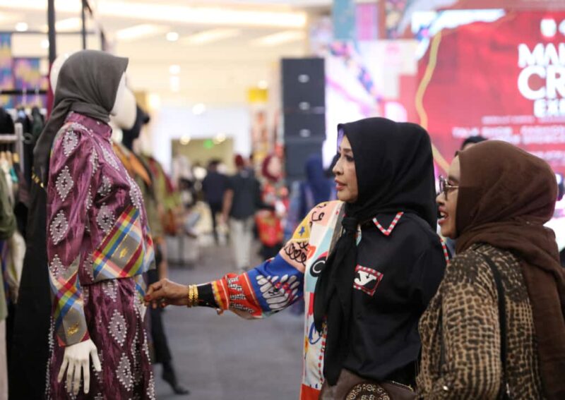 Foto: salah satu stand dalam peringatan HUT ke-418 Kota Makassar