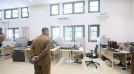 Foto: Tampak ruangan kosong saat Walikota Makassar Munafri Arifuddin melakukak sidak di berbagai OPD