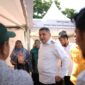 Foto: Wali Kota Makassar, Munafri Arifuddin saat menghadiri kegiatan Gerakan Pangan Murah di Kecamatan Manggala
