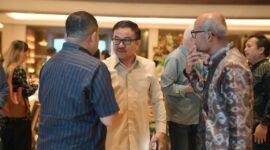 Foto: Wali Kota Makassar, Munafri Arifuddin sesaat setelah mengikuti South Sulawesi Investment Forum (SSIF)