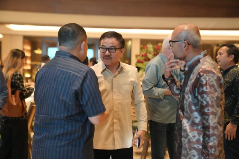 Foto: Wali Kota Makassar, Munafri Arifuddin sesaat setelah mengikuti South Sulawesi Investment Forum (SSIF)
