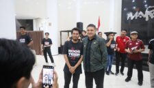 Foto: Wali Kota Makassar, Munafri Arifuddin saat menjamu pelatih baru PSM Makassar, Tomas Trucha