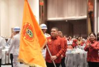 Foto: Munafri Arifuddin saat dilantik sebagai sebagai Ketua Ikatan Alumni (IKA) Fakultas Hukum Universitas Hasanuddin