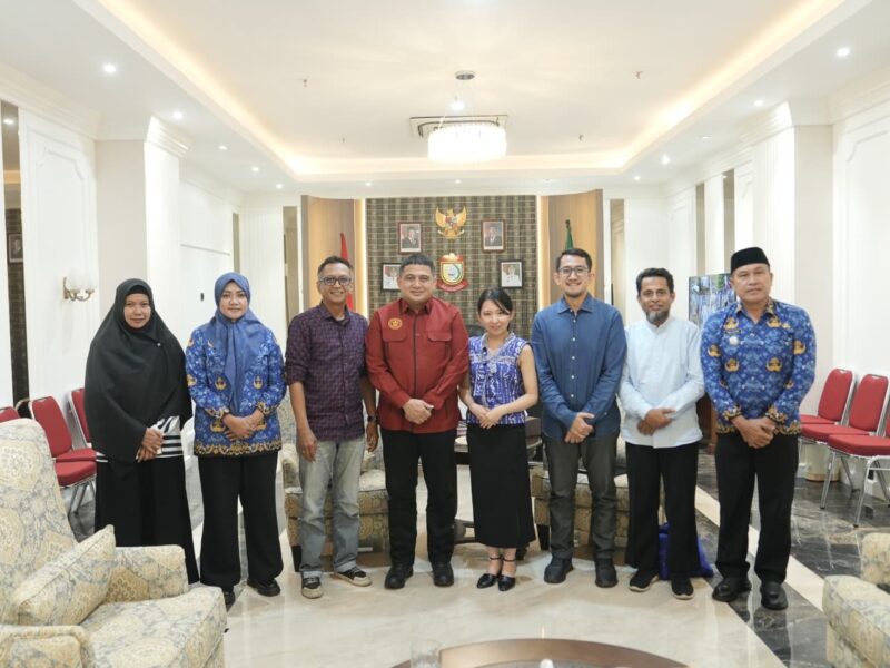 Foto: Wali Kota Makassar, Munafri Arifuddin bersama Kementerian Ekonomi, Perdagangan, dan Industri (METI) Jepang, yakni Consultants Global Co, Ltd. (OCG) 