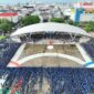 Foto; Suasana pelantikan PPPK Pemerintah Kota Makassar di lapangan Karebosi
