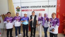 Foto: Wali Kota Makassar, Munafri Arifuddin, saat menghadiri Dies Natalis ke-43 Fakultas Kesehatan Masyarakat (FKM) Universitas Hasanuddin,