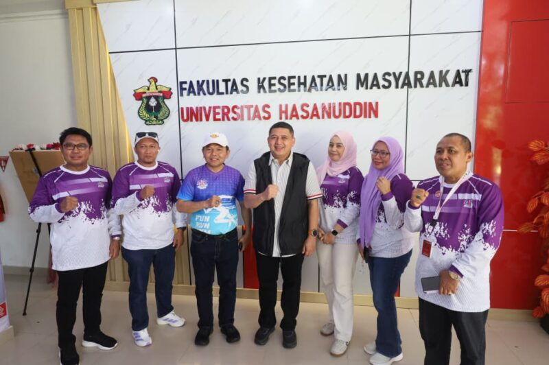 Foto: Wali Kota Makassar, Munafri Arifuddin, saat menghadiri Dies Natalis ke-43 Fakultas Kesehatan Masyarakat (FKM) Universitas Hasanuddin,