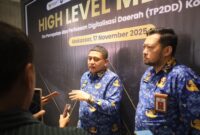 Foto: Wali Kota Makassar, Munafri Arifuddin saat menghadiri High Level Meeting Tim Percepatan dan Perluasan Digitalisasi Daerah (TP2DD) Kota Makassar Anggaran 2025