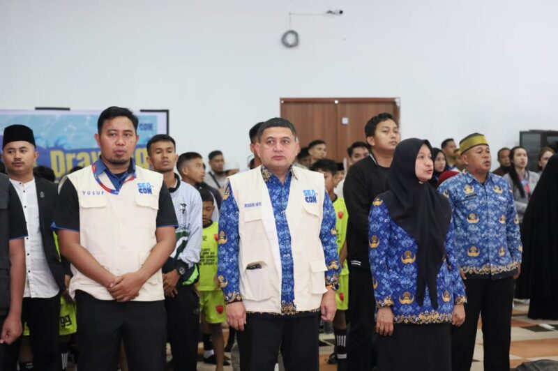 Foto: Wali Kota Makassar, Munafri Arifuddin saat menghadiri kegiatan Sport, Education, and Art (SEA) Competition 2025 yang dilaksanakan oleh Bosowa School 