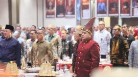 Foto: Wali Kota Makassar, Munafri Arifuddin saat menghadiri Musyawarah Kerja Nasional (Mukernas) dan Hari Ulang Tahun (HUT) ke-49 Kerukunan Keluarga Sulawesi Selatan (KKSS)
