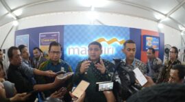 Foto: Wali Kota Makassar Munafri Arifuddin saat ditemui wartawan pada kegiatan Livin’ Fest 2025 