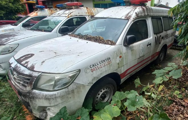 Foto: Kendaraan milik Pemerintah Kota Makassar yang dilelang