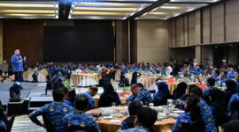 Foto: Walikota Makassar Munafri Arifuddin dalam kegiatan refleksi akhir tahun 2025 Pemerintah Kota Makasssar