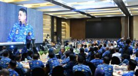 Foto: Walikota Makassar Munafri Arifuddin dalam kegiatan refleksi akhir tahun 2025 Pemerintah Kota Makasssar