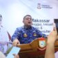Foto: Walikota Makassar Munafri Arifuddin saat di wawancarai terkait kegiatan refleksi akhir tahun 2025 Pemerintah Kota Makasssar