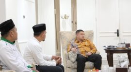Foto: Walikota Makassar Munafri Arifuddin saat menerima audience Forum Komunikasi Taman Pendidikan Al-Qur’an (DPK FKTPQ), Kota Makassar 