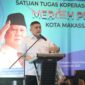 Foto: Wali Kota Makassar, Munafri Arifuddin saat memberikan sambutan pada High Level Meeting bertema 