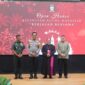 Foto: Wali Kota Makassar, Munafri Arifuddin bersama Kapolda Sulsel, Pangdam XIV Hasanuddin