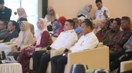 Foto: Wali Kota Makassar, Munafri Arifuddin bersama Ketua Tim Penggerak PKK Kota Makassar