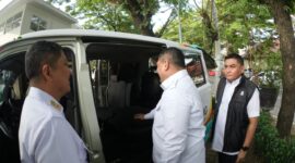 Foto: Wali Kota Makassar, Munafri Arifuddin sesaat setalah launching enam unit kendaraan operasional Tim Reaksi Cepat (TRC) Saribattang Dinas Sosial Kota Makassar