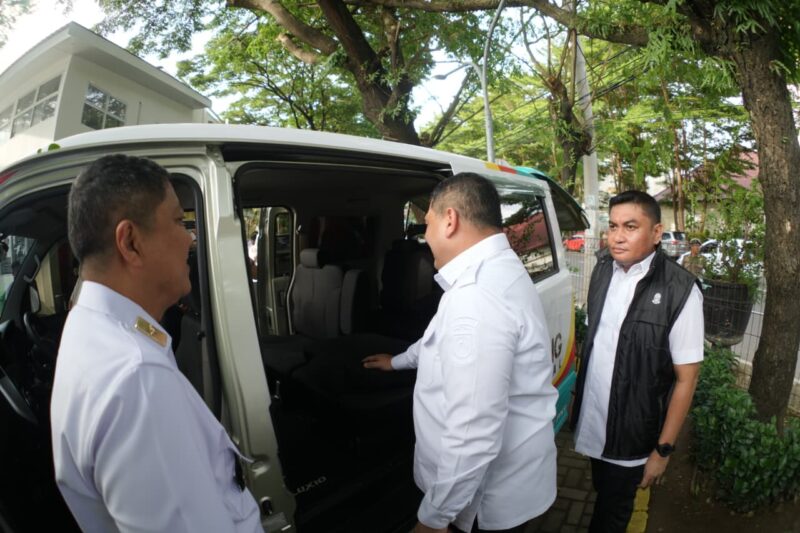 Foto: Wali Kota Makassar, Munafri Arifuddin sesaat setalah launching enam unit kendaraan operasional Tim Reaksi Cepat (TRC) Saribattang Dinas Sosial Kota Makassar