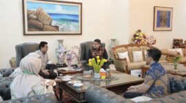 Foto: Wali Kota Makassar, Munafri Arifuddin bersama Dr. Azri Rasul Kepala Pusat Pengendalian Lingkungan Hidup Sulawesi dan Maluku Kementerian Lingkungan Hidup (Pusdal LH SUMA-KLH)