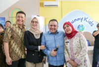 Foto: Wakil Wali Kota Makassar, Aliyah Mustika Ilham, bersama etua DPRD Provinsi Sulawesi Selatan Andi Rachmatika Dewi saat menghadiri peresmian Sunny Kids Makassar