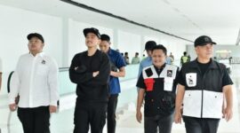 Foto: ketua Umum DPP Partai PSI Kaesang Pangarep saat tiba di Bandara Sultan Hasanuddin Makassar (Sumber:Detik.com)
