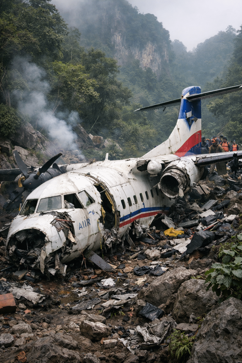 Foto: Ilustrasi Pesawat ATR 42-500 rute Yogyakarta menuju Makassar yang jatuh di Kawasan Taman Nasional Bantimurung-Bulusaraung Maros