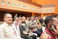 Foto: Rombongan Walikota Makassar saat menghadiri Sosialisasi Kemendagri