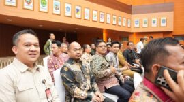 Foto: Rombongan Walikota Makassar saat menghadiri Sosialisasi Kemendagri