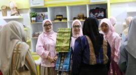 Foto: Booth Dewan Kerajinan Nasional Daerah (Dekranasda) Kota Makassar
