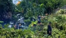 Foto: Penanganan pohon tumbang oleh DLH Kota Makassar