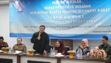 Foto: Walikota Makassar Munafri Arifuddin saat menghadiri rapat kerja Pengurus Wilayah Kerukunan Wanita Mandar Sulawesi Barat