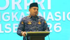 Foto: Wali Kota Makassar, Munafri Arifuddin saat Launching dan Sosialisasi Musabaqah Tilawatil Al-Qur’an (MTA) VIII Korps Pegawai Republik Indonesia (Korpri)