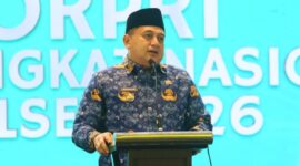 Foto: Wali Kota Makassar, Munafri Arifuddin saat Launching dan Sosialisasi Musabaqah Tilawatil Al-Qur’an (MTA) VIII Korps Pegawai Republik Indonesia (Korpri)
