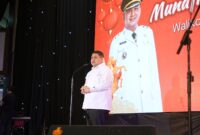 Foto: Wali Kota Makassar, Munafri Arifuddin saat menghadiri imlek Bersama Seluruh Warga Tionghoa Makassar