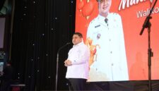 Foto: Wali Kota Makassar, Munafri Arifuddin saat menghadiri imlek Bersama Seluruh Warga Tionghoa Makassar