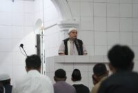 Foto: Wali Kota Makassar, Munafri Arifuddin saat melakukan Safari Ramadan di Masjid Agung 45