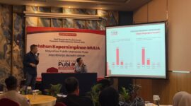 Foto: Pemaparan hasil riset tingkat kepuasan masyarakat terhadap kinerja Pemerintah Kota Makassar