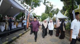 Foto: Wali Kota Makassar, Munafri Arifuddin saat membuka secara resmi Karebosi Ramadan Fair 2026
