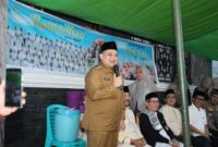 Foto: Wali Kota Makassar, Munafri Arifuddin saat menghadiri kegiatan buka puasa bersama masyarakat Jalan Maccini Sawah