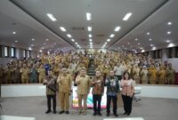 Foto: Wali Kota Makassar, Munafri Arifuddin bersama Direktur Jenderal Bina Keuangan Daerah Kementerian Dalam Negeri, Agus Fatoni