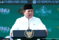 Foto: Presiden Prabowo Subianto menghadiri Mujahadah Kubro Satu Abad NU di Stadion Gajayana, Malang, Jawa Timur (Sumber: Sekretariat dan biro pers Presiden)