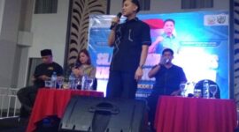 Ketua terpilih DPD I KNPI Sulawesi Selatan Fadel Muhammad Taupan Anshar