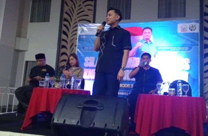 Ketua terpilih DPD I KNPI Sulawesi Selatan Fadel Muhammad Taupan Anshar