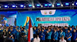 Pelantikan DPD KNPI Sulsel periode 2026-2029