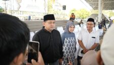 Walikota Makassar Munafri Arifuddin bersama Wakil Walikota Makassar Aliyah Mustika Ilham
