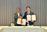 Menteri Energi dan Sumber Daya Mineral (ESDM) Republik Indonesia bersama Menteri Ekonomi, Perdagangan, dan Industri (METI) Jepang