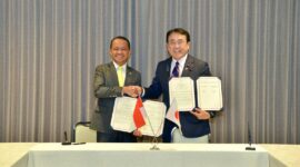 Menteri Energi dan Sumber Daya Mineral (ESDM) Republik Indonesia bersama Menteri Ekonomi, Perdagangan, dan Industri (METI) Jepang